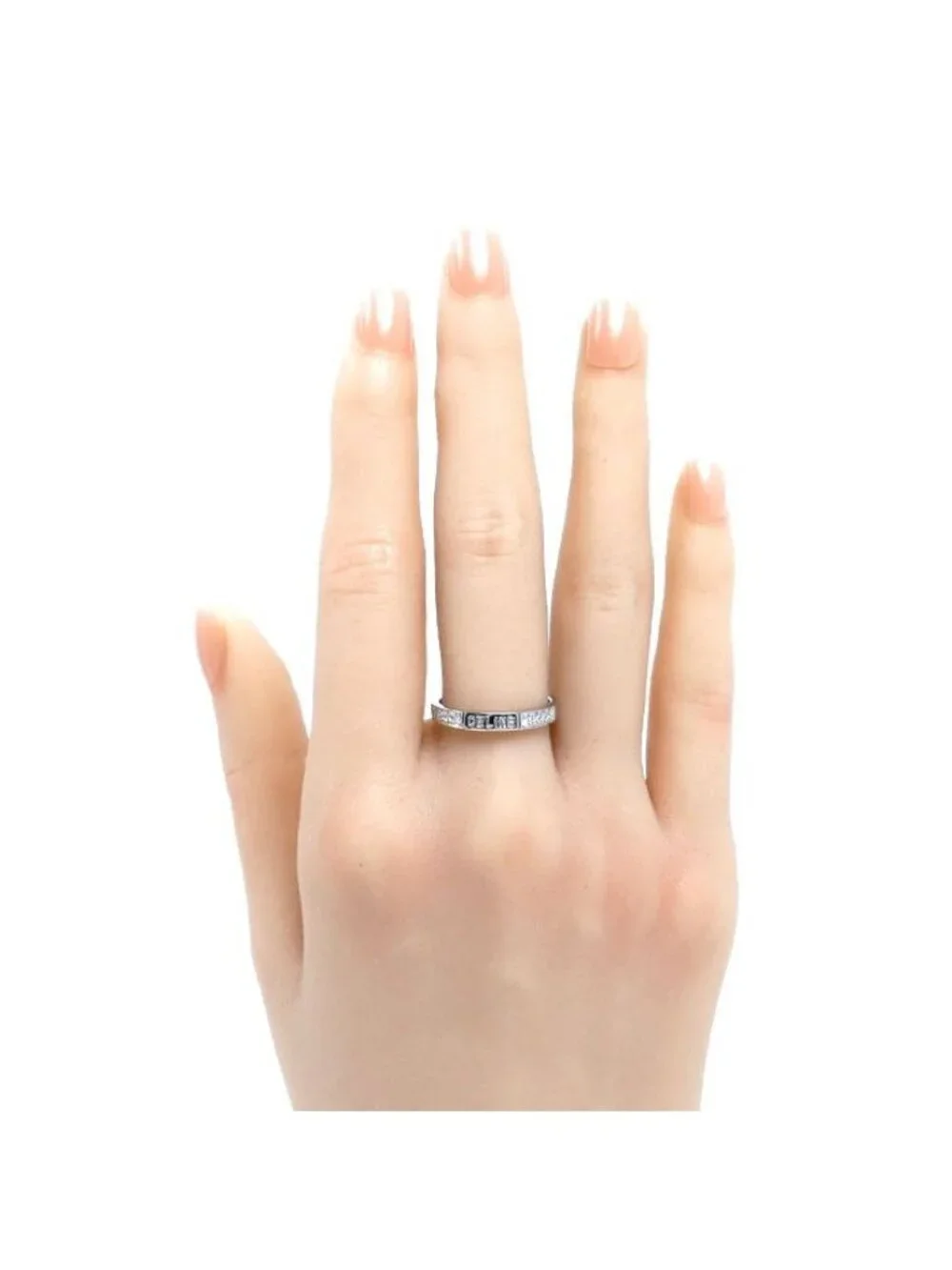 Celine Platinum Ring Diamond Vintage